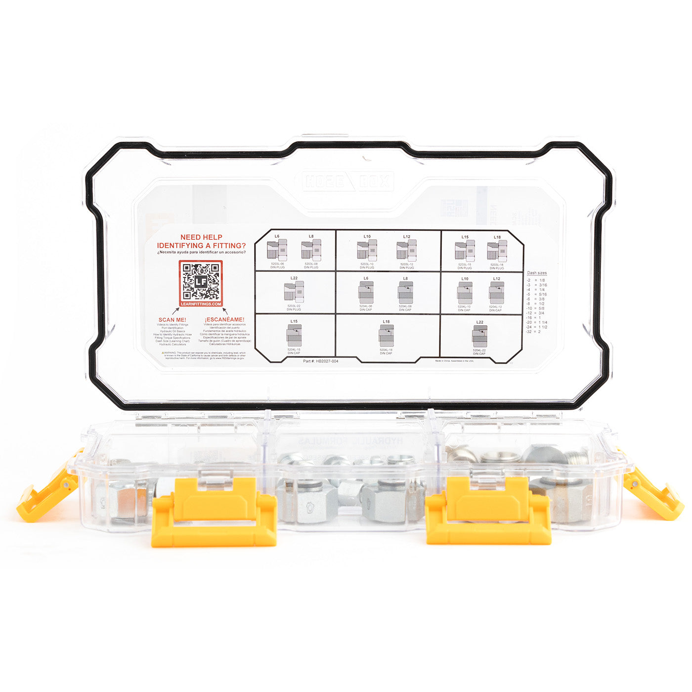 HOSEBOX Fitting Pack Metric Light DIN Caps And Plugs