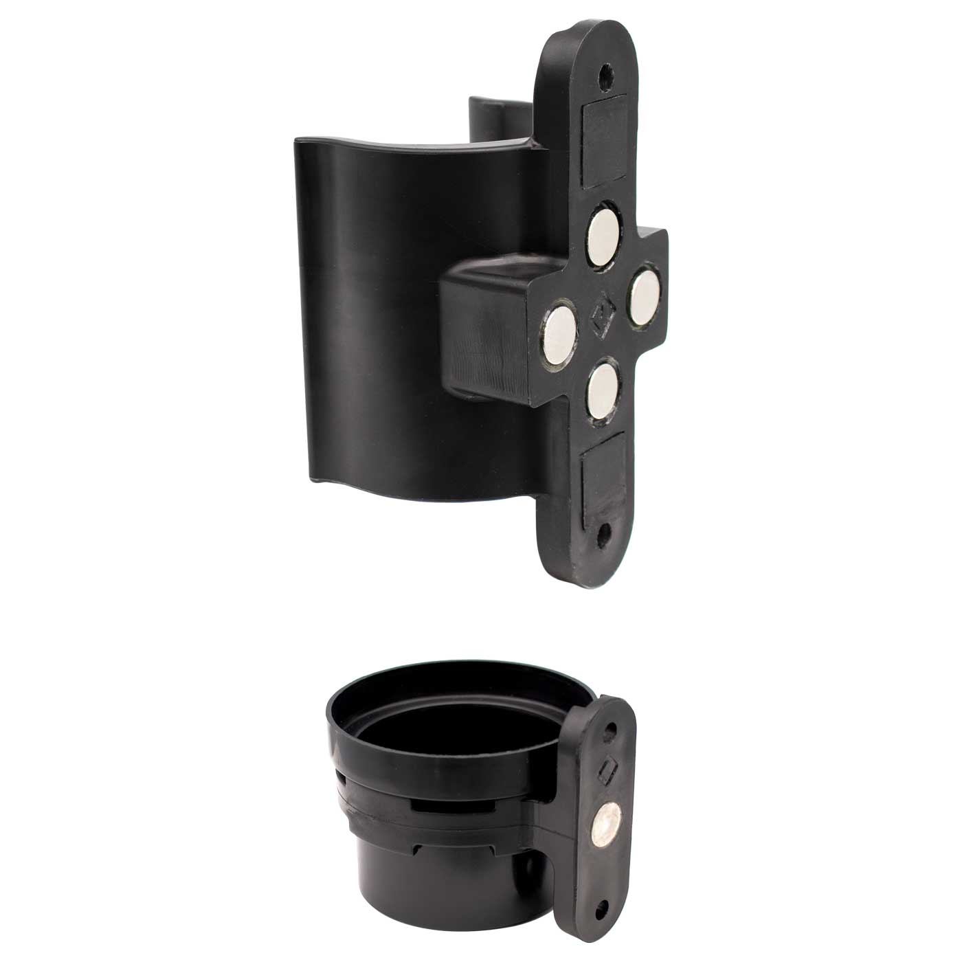 Magnetic Grease Gun Holder + Drip Cup