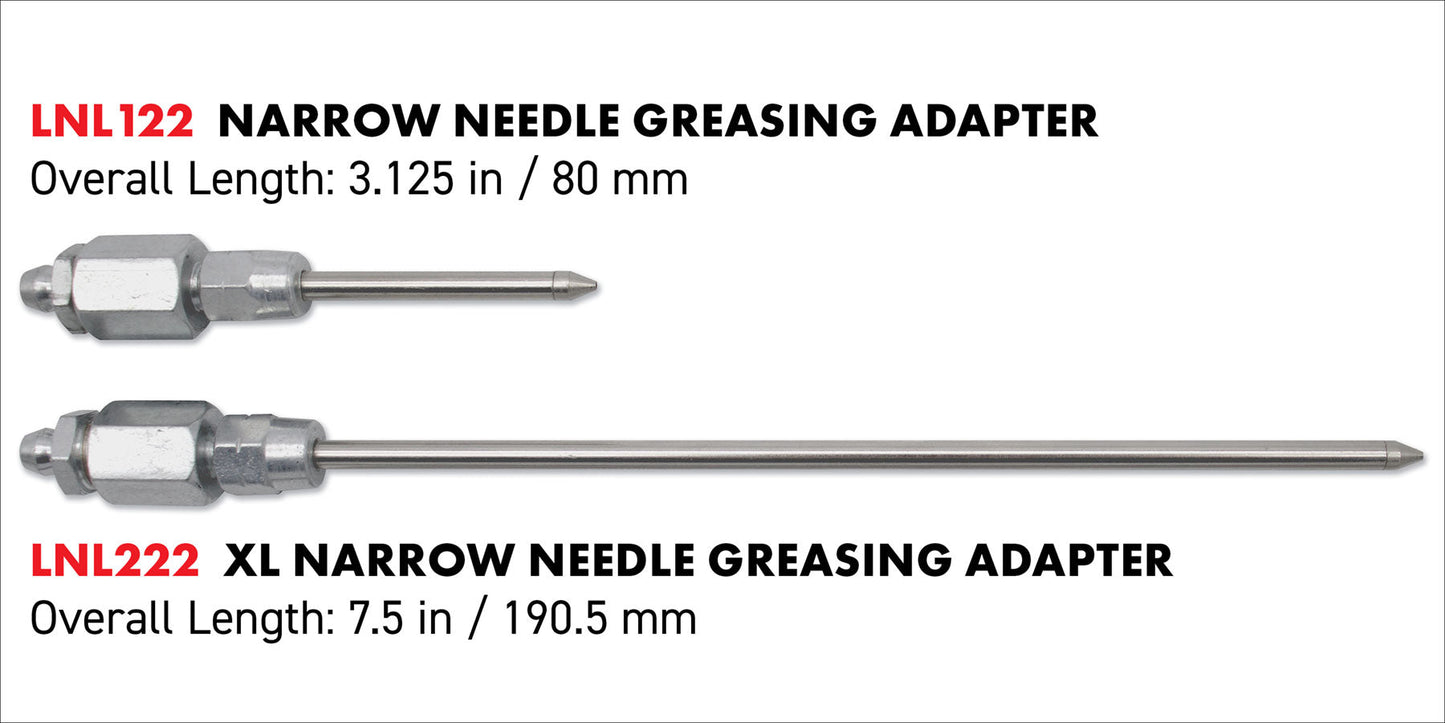 XL Narrow Needle Greasing Adapter