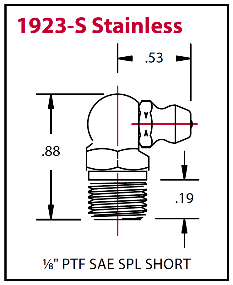 1923-S Non-Corrosive Fitting