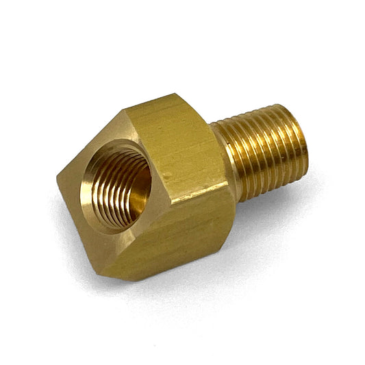 1/8" NPT (m) x 1/8" NPT(f) - 45 degree