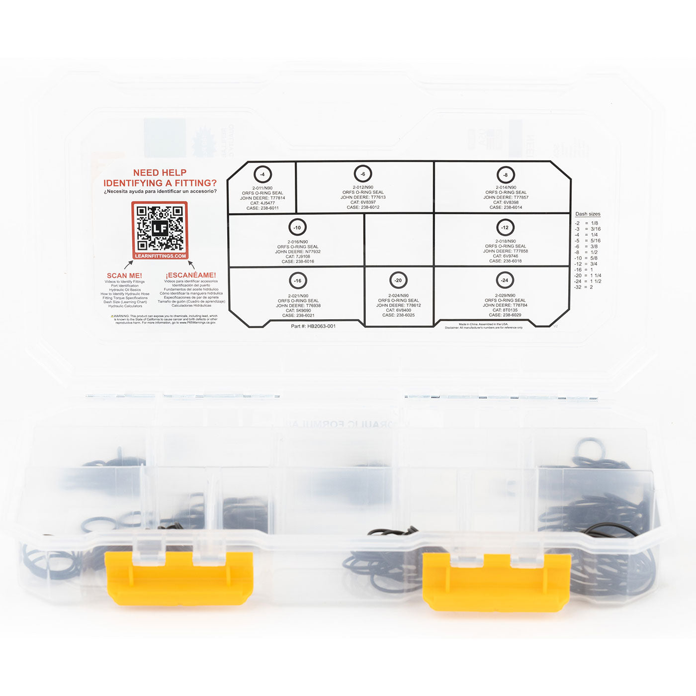 HOSEBOX O-Ring Pack for O-Ring Face Seal (ORFS)